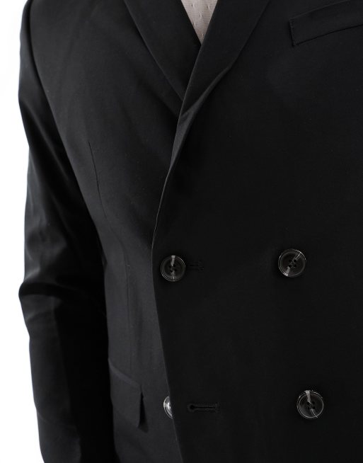Jack & Jones Premium – Czarna dwurzędowa marynarka garniturowa, 3 z 5