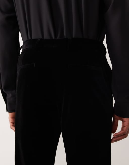 Jack & Jones Premium - Fluwelen smokingpantalon in zwart, 5 van 5