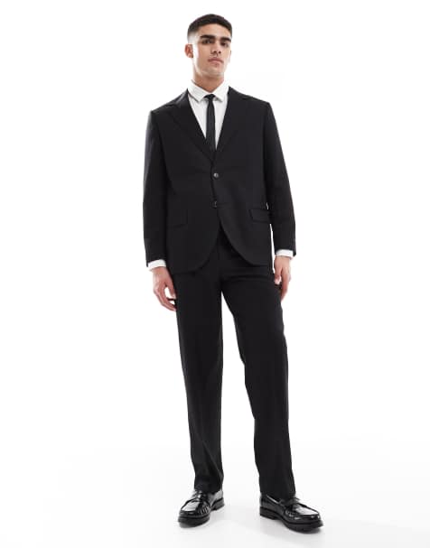 Jack & Jones Premium – Franco – Lässig geschnittener Anzug in Schwarz - view 1