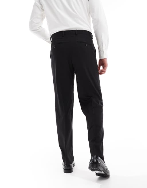 Jack & Jones Premium - Franco - Pantaloni da abito taglio comodo neri, 5 di 5