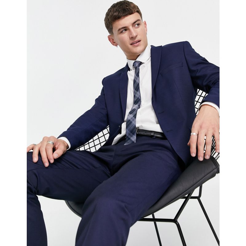 Uomo 2jwIa Jack & Jones Premium - Giacca da abito elasticizzata slim blu navy scuro