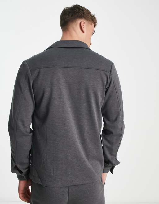 Jack & Jones – Premium – Grå smal kavaj i jersey, del av kostym, 2 av 5