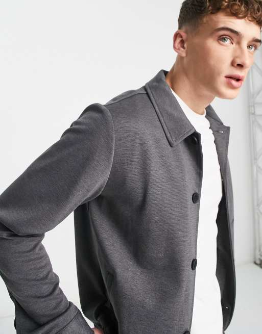 Jack & Jones – Premium – Grå smal kavaj i jersey, del av kostym, 3 av 5