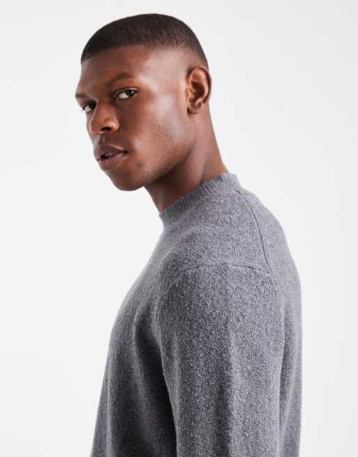 Jack & Jones Premium – Grå tröja i bouclé, 4 av 5