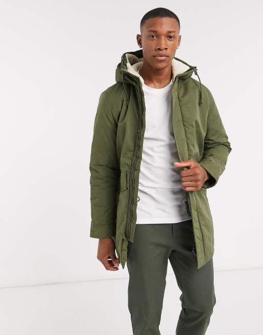 Jack and shop jones parka sale