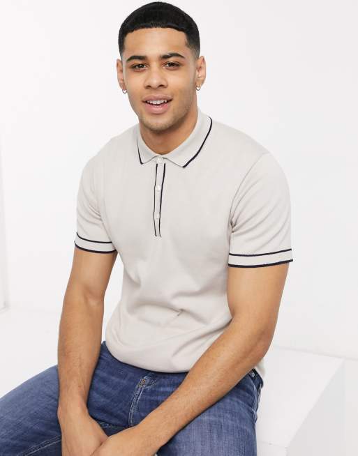 jack jones long sleeve polo