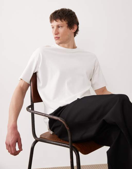 Jack & Jones - Premium - Kraftig hvid T-shirt med rygprint, 2 af 5