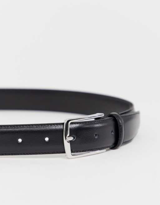 Jack & Jones premium leather belt in black, 2 of 4