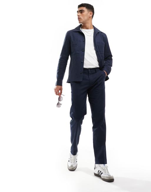 Navy casual jacket sale
