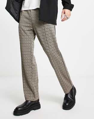 Jack & Jones Premium Checkered Tweed Pants - Mens