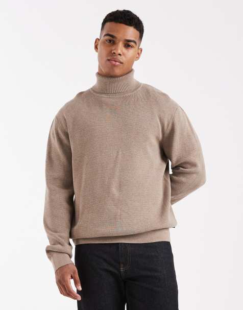 Jack & Jones Premium - Maglione con collo alto beige - view 1