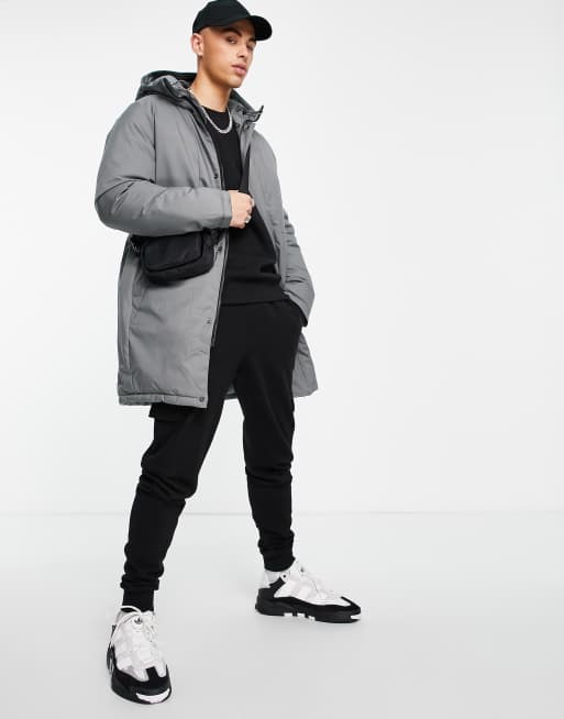 Jack & jones padded on sale parka