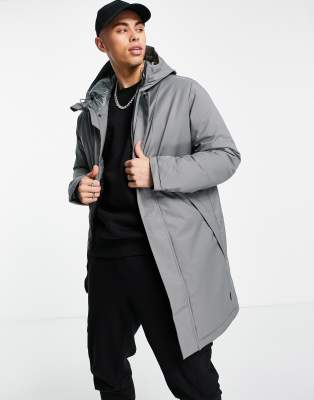 polo puffer jacket with hood