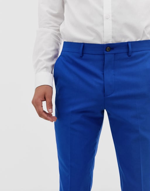 Pantaloni blu elettrico sale