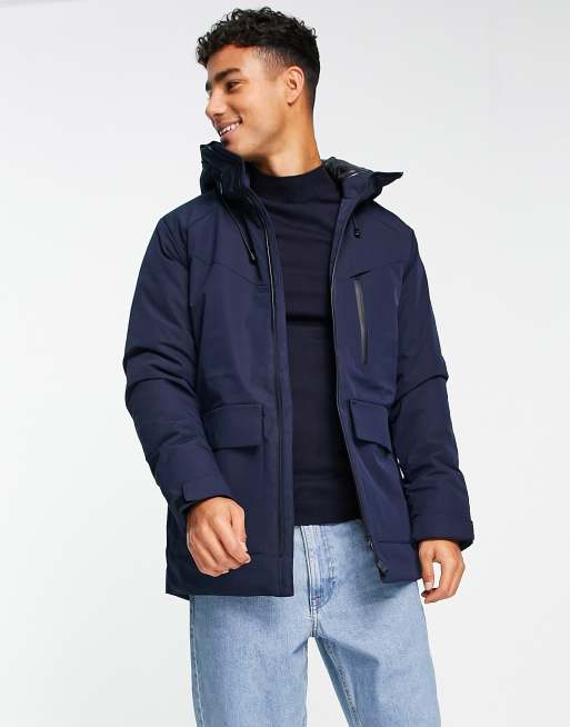 parka jack and jones bleu marine