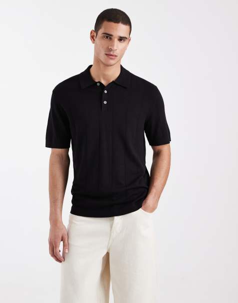 Jack & Jones Premium - Polo lavorata nera - view 1