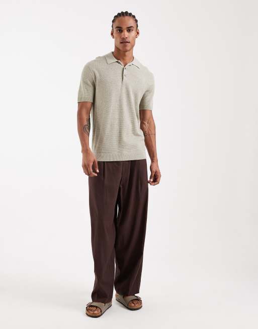 Jack & Jones Premium - Polo lavorata verde chiaro, 2 di 5