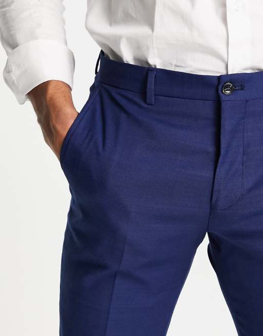 Jack & Jones Premium – Schmal geschnittene Anzughose in leuchtendem Blau, 2 von 4