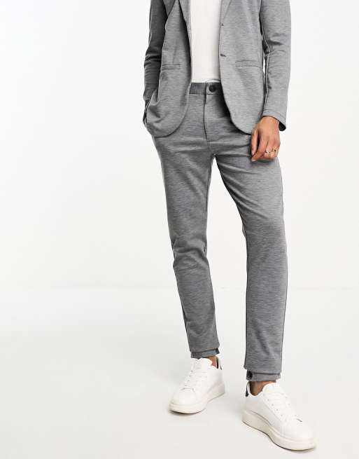 Light grey jacket hot sale with dark grey pants