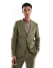 Jack & Jones Premium linen mix slim fit suit blazer in beige 