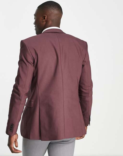 Jack and shop jones maroon jacket