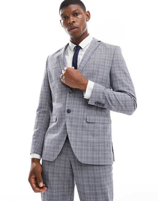 Grey suit jacket hot sale with chinos