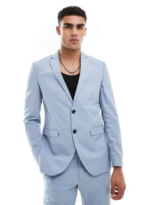 Men's casual slim 2024 fit suit jacket