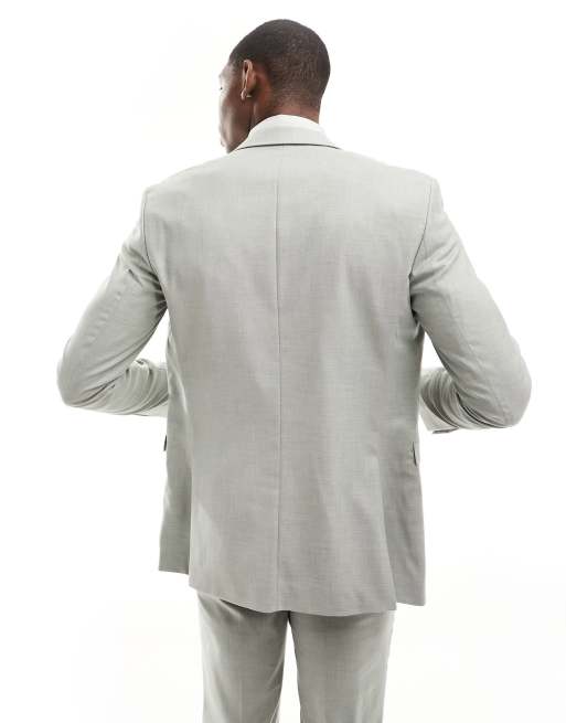 Jack & Jones Premium slim fit suit jacket in pale green, 2 of 5