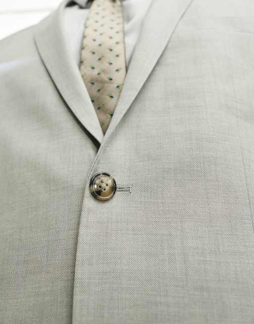 Jack & Jones Premium slim fit suit jacket in pale green, 5 of 5