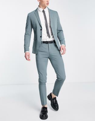 Jack & Jones Premium Slim Fit Suit Pants In Light Green