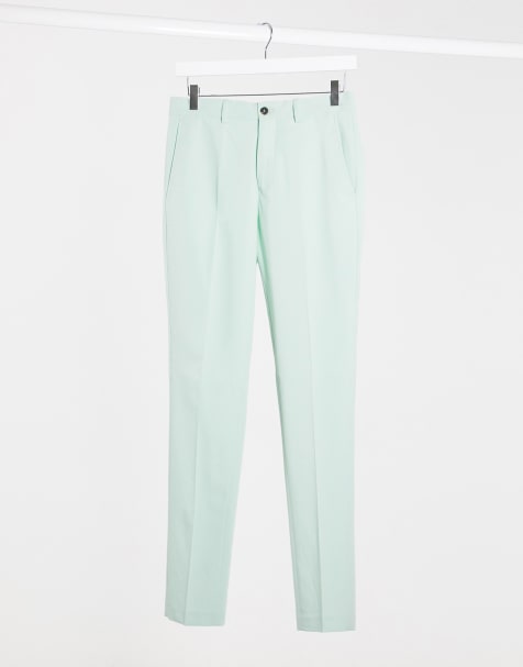 Jack & Jones premium slim fit suit pants in mint - view 1