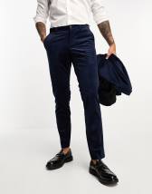 Jack & Jones Premium super slim pin stripe suit pants in navy | ASOS