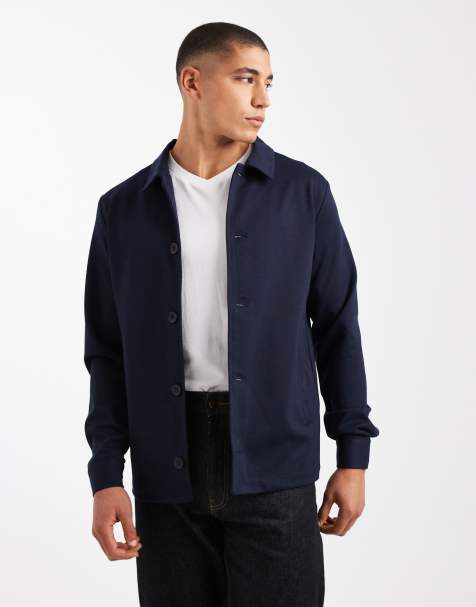 Jack & Jones Premium slim jersey suit jacket in Navy - view 1