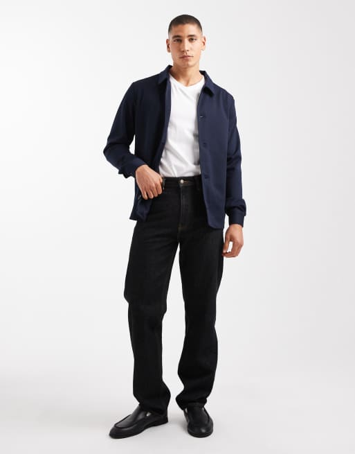 Jack & Jones Premium slim jersey suit jacket in navy, 2 of 5