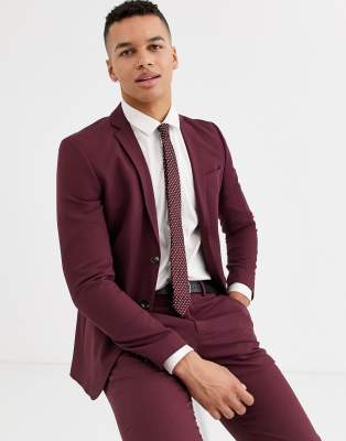 jack jones burgundy jacket