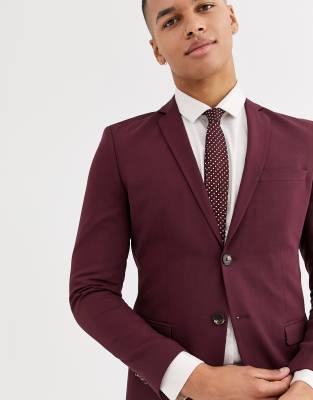 jack jones burgundy jacket