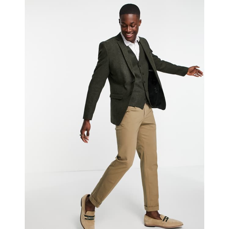 Chino pants with outlet suit jacket