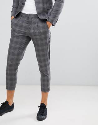 ankle cut suit pants