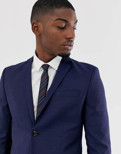 Jack & Jones - Premium super slim-fit colbert met stretch in marineblauw, 3 van 4