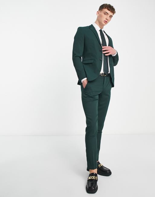 Dark green trouser suit hotsell