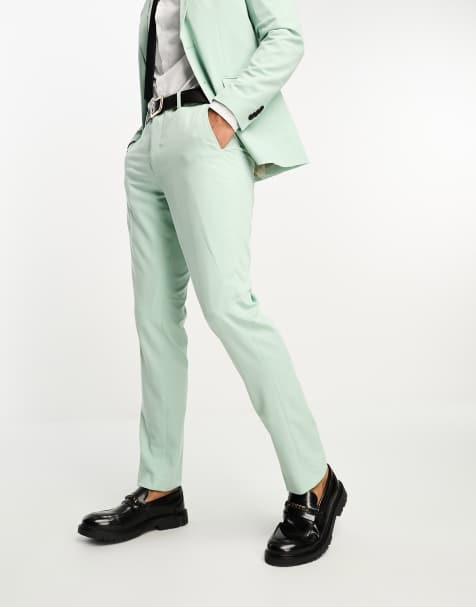 Jack & Jones Premium super slim suit trouser in pastel blue - view 1