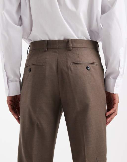 Jack & Jones Premium super slim tailored pants in brown (part of a set), 5 of 5