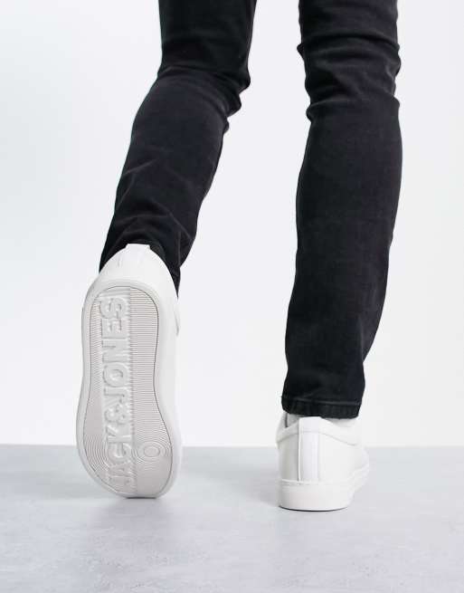 Jack & Jones Premium – Vita sneakers i läderimitation , 2 av 4