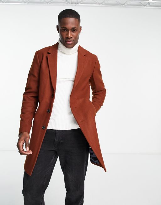 Jack and jones premium wool coat best sale