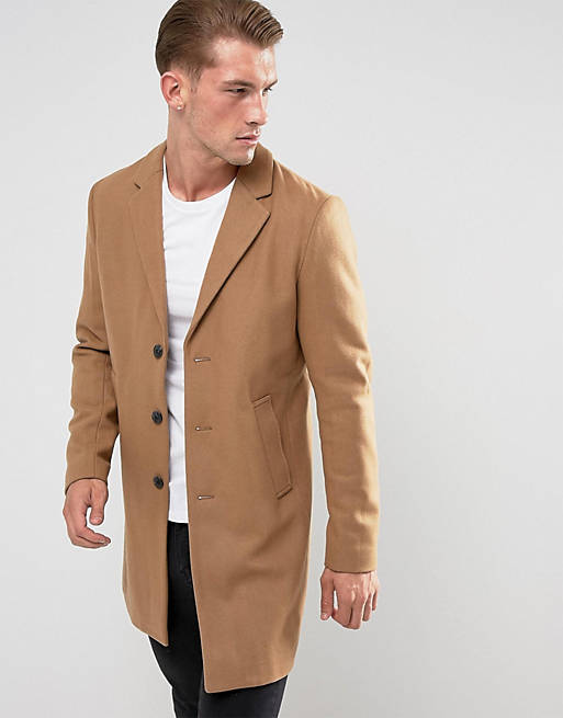 Jack & Jones Premium Wool Overcoat | ASOS