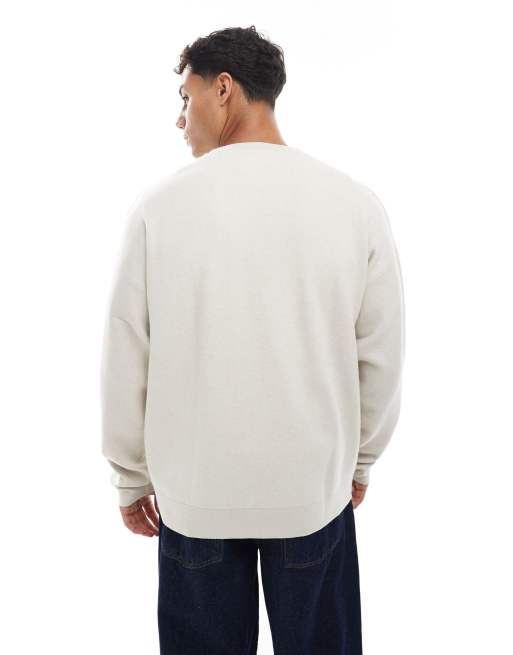 Jack & Jones Premium - Zachte trui met ronde hals in crème, 4 van 5
