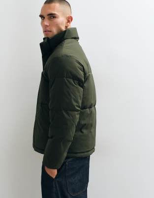 Jack & Jones Puffer Jacket In Green