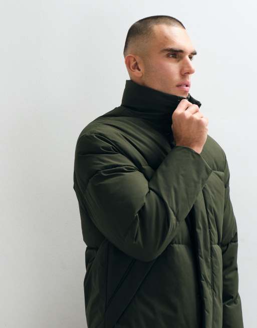 Jack & Jones puffer jacket in army green, 2 of 5