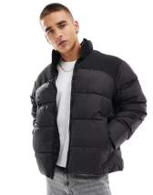 The North Face Retro Nuptse puffer jacket in black ASOS