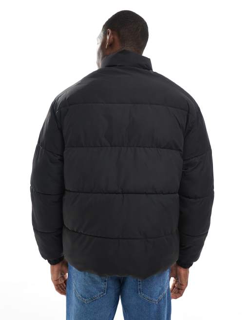 Jack & Jones puffer jacket in black, 4 of 5